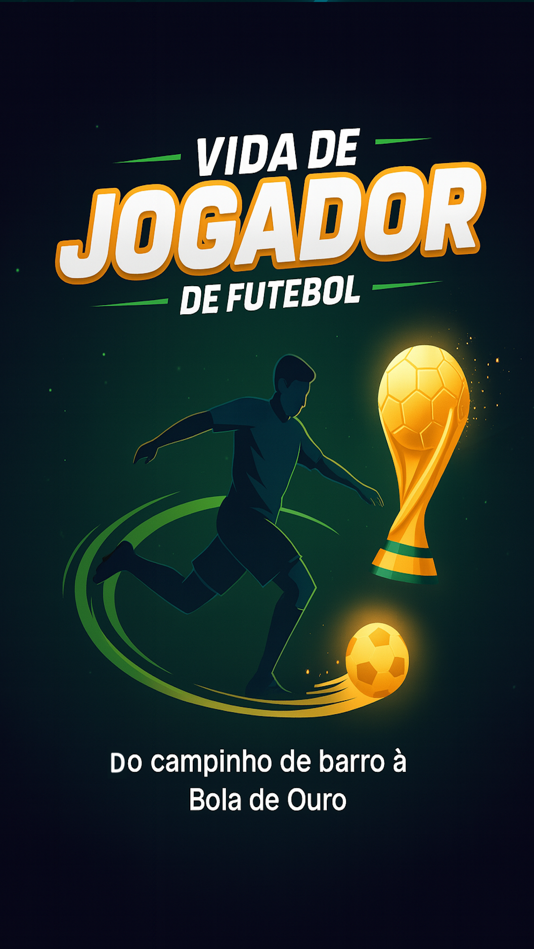 Tela de abertura do Vida de Craque